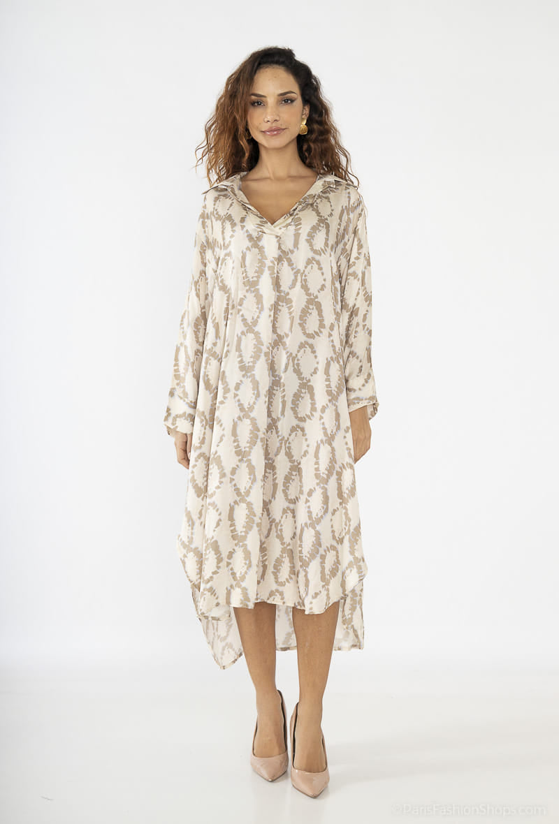 Robe fluide Camel